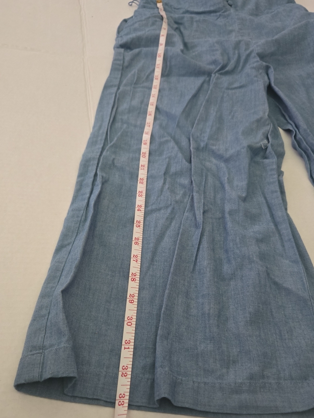Banana Republic Chambray Button-Front Jumpsuit in Light Blue - Picture 6 of 7